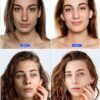 81QWXQKkoVL._SL1500_.jpg NEWKEY LED Face Mask Light Therapy,Red Light Therapy for Face Wrinkle Blue Light Therapy Mask for Face Acne,150LEDs,10 Min Auto Shut off, Wired