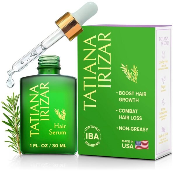 Hair Serum for Hair Growth Serum Women Made in USA - Scalp Serum for Hair Growth Non-Greasy Rosemary & Amla Hair Care - Natural 1 Fl.Oz Hair Loss Treatments for Women Regrowth Treatment