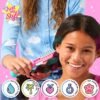 81RAN4h1oBL._AC_SL1500_.jpg Just My Style All-in-One Hair Stylist, 4-in-1 Styling Tool with Gem Stamper, Beader, Chalk, and Brush - Fun Hair Accessories for Girls 8-12