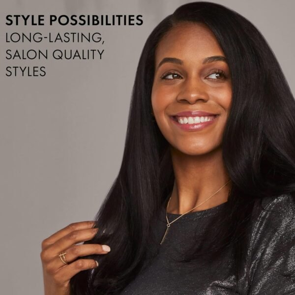 81RaOD5RM4L._SL1500_.jpg HOT TOOLS Pro Artist Heated Hair Styling Oval Brush, Black/Gold