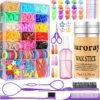 81RkDCTllDL._AC_SL1500_.jpg auroray Hair Accessories for Girls, 1698 Pcs Hair Rubber Bands with Elastic Hair Ties Hair Clips Hair Wax Stick Spray Bottle Hair Styling Tools
