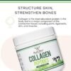 Collagen Peptides Powder - Hydrolyzed Collagen, Keto Safe - 16.08oz - Multi Type 1, 2, and 3 (Grass Fed Bovine Source)(Colageno Hidrolizado) Collagen Supplements for Women and Men by Double Wood