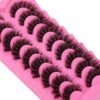 81S8ccUk4LL._SL1500_.jpg Mink Lashes Fluffier Wispy False Eyelashes 15mm Natural Thick Volume Fluffy Curly Fake Eyelashes 9 Pairs by Yawamica