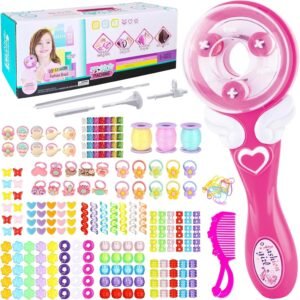 81SItsqFDUL._SL1500_.jpg Automatic Hair Braider - Electric Hair Braiding Machine for Girls, DIY Styling Kit with Hair Accessories, Creative Hair Decorations for Kids, Birthday Gift for Girls Ages 3-12