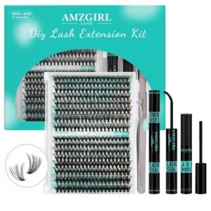 81STMHG8qCL._SL1500_.jpg Lash Clusters Kit 320Pcs,DIY Individual Lashes Extension Kit,Lash Bond And Seal,Lash Remover For Eyelashes Extensions,Lash Applicator Tool For False Eyelash Cluster Kit At Home(3040D,D-Mix9-16mm Kit)