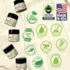 81SoXGKNhWL._SL1500_.jpg Earth's Daughter Organic Coconut Lip Scrub 0.7 oz - USDA Organic, Fair Trade, Sugar, Jojoba Oil, Beeswax, Coconut Oil, Calendula Extract