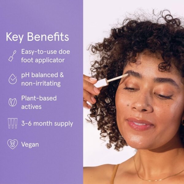 iRESTORE Eyebrow Growth Serum | Vegan Prostaglandin Free & Non Irritating | For Bolder Thicker Fuller Eye Brows with Visible Results | Brow Enhancing Serum | 3 Months Supply 5ml