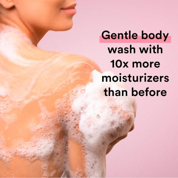 Suave Moisturizing Body Wash, with Sweet Pea Violet and Vitamin E Extract, No Parabens, No Phtahaltes, 18 Fl Oz (Pack of 6)