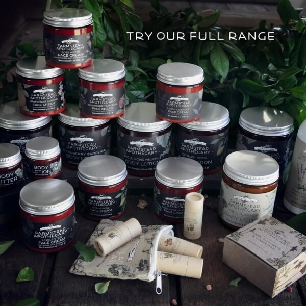 81TNDZsXviL._SL1500_.jpg Farmstead Apothecary 100% Natural Anti-Aging Face Cream with Jojoba Oil, 4 oz (Unscented)