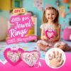 ULOVEME Kids Makeup Sets for Girls 5-8 - Real, Non Toxic, Washable Make Up Toy - Umicorn Toys Gift for Girls Birthday (Pink Umicorn + Rings2)