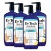 Dr Teal's Body Wash With Pure Epsom Salt, Detoxify & Energize With Ginger & Clay, 24 fl oz (Pack of 4)