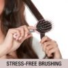81ThP2Z1VNL._SL1500_.jpg Conair Velvet Touch oval cushion hair brush - Travel Hairbrush- Detangling - curly or straight styles - detangler brushes - women or men - Blush Pink