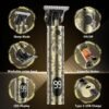 Hair Clippers for Men Cordless Professional Beard Trimmers with LCD Display Electric Grooming Rechargeable Shaver Zero Gapped T/Blade Cutting Kit Gift for Women Men Children
