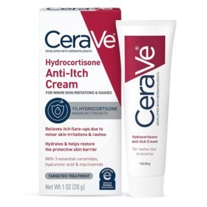 81UV1IDNMQL._SL1500_.jpg CeraVe 1% Hydrocortisone Anti-Itch Cream, Fragrance-Free Relief for Eczema-Prone & Dry Skin, 1 Ounce