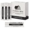 81Uhl3KKgAL._SL1500_.jpg Natural Lip Balm - Organic & Natural Ingredients - Beeswax Based Moisturizing Lip Care Chapstick for Chapped Lips - Great Gift Idea - Farm & Bee - 0.15oz (Pack of 4 - Unscented)
