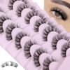 81V2aR2a3L._SL1500_.jpg Cluster Lashes Extensions Natural Look False Eyelashes 3D Individual Lashes 15mm DIY Strip Lash Multipack