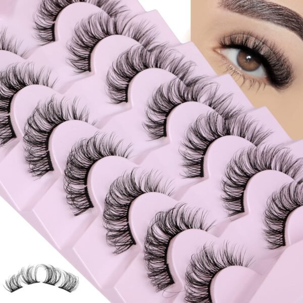 81V2aR2a3L._SL1500_.jpg Cluster Lashes Extensions Natural Look False Eyelashes 3D Individual Lashes 15mm DIY Strip Lash Multipack