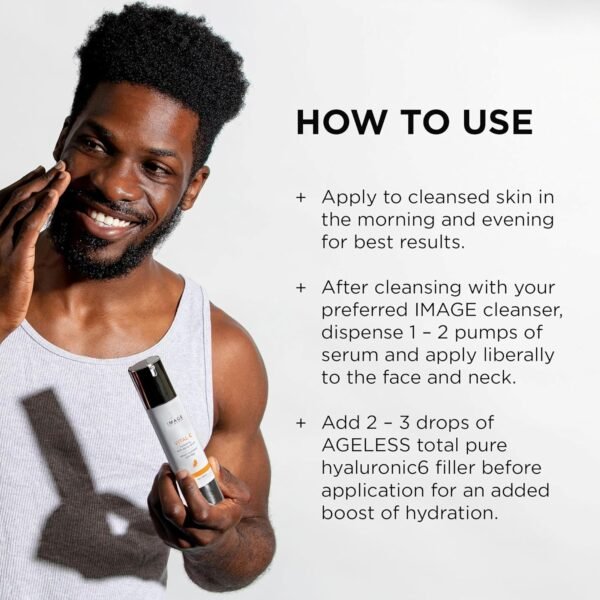 IMAGE Skincare, VITAL C Hydrating Face Serum, with Vitamin C and Hyaluronic Acid, to Brighten, Tone and Smooth Appearance of Wrinkle