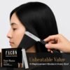 81VfxwOXqhL._SL1500_.jpg Facón Hair Razors for Cutting Hair - Professional Hair Styling Razor Kit with 11 Replacement Blades, Stainless Steel Hair Cutting Tool for Salon & Home, Premium Hair Thinning Texturizing Faether Razor