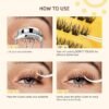 81VmnJRVwNL._SL1500_.jpg QUEWEL Self Adhesive Eyelashes Kit, Press On Lashes Pre Glued Eyelash Clusters Self Stick Cluster Lashes No Glue No Remover Needed DIY Lash Extension Kit for Beginners (ZN-01)