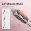 81VrgYv-eeL._AC_SL1500_.jpg TYMO StyluxPro Thermal Brush Curling Brush - 800M Ionic Heated Round Volumizer with 3D Straightener Teeth, 20% Larger Barrel for Faster Blowout, 5-Temp, Travel Dual Voltage, Salon Styler, 1.5 Inch