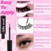 81VtUpFEDUL._SL1500_.jpg Veleasha Lash Glue Waterproof Fast Drying Eyelash Bond for False Eyelashes Long Lasting Non-Irritating Lash Adhesive with Brush (5ml / Black)