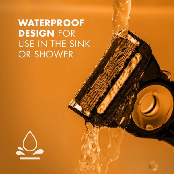 Gillette Labs Heated Razor Gold Edition - 1 Handle, 5 Blade Refills, 1 Charging Dock