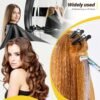 81W1AWij13L._SL1500_.jpg Gomake Tape in Hair Extension Tools Kit with Flat Surface Stainless Steel Tape in Hair Extensions Sealing Clamp Plier,Tape Remover Scraper Tool,Hair Clips, Human Hair Extensions Styling Tool-Rainbow