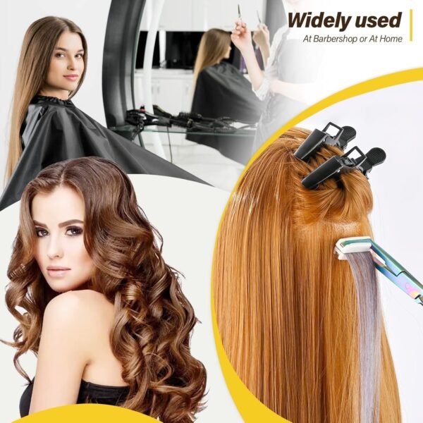 81W1AWij13L._SL1500_.jpg Gomake Tape in Hair Extension Tools Kit with Flat Surface Stainless Steel Tape in Hair Extensions Sealing Clamp Plier,Tape Remover Scraper Tool,Hair Clips, Human Hair Extensions Styling Tool-Rainbow
