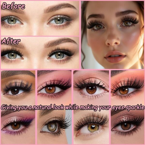 81W4vh0v4XL._SL1500_.jpg Lash Clusters Kit, 640 Pcs Eyelashes Clusters Extensions Kit 9-16mm Individual Lashes D Curl Flufffy Wispy False Eyelashes Thin Band, with Bond Seal Tweezers Brush DIY (30D+40D+50D+60D Kit 9-16mm)