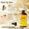 81WInt7v1BL._SL1500_.jpg Botanic Hearth Vitamin E (Glass Bottle 2 fl oz) | 100% Pure & Natural | 35,000 IU | For Growth of Nails, Hair, Eyebrows & Eyelashes | Includes Brush Set | Hair & Body Oil