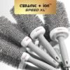 81X0ZQs9mL._SL1500_.jpg Olivia Garden Ceramic + Ion Speed XL Round Brush – Extra-Long, Thermal, Non-Electric Blowout Brush for Thick Hair – Fast-Drying Roller
