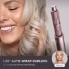 81XmV4wfVL._SL1500_.jpg Shark FlexFusion Hair Straightener & Powerful Hair Dryer with Fusion Hair Brush, Ceramic Air Styler with Auto-Wrap Hair Curlers & Concentrator, Ceramic Plates, Cosmic Blush HD641S