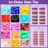 81XtQDCB0QL._AC_SL1500_.jpg auroray Hair Accessories for Girls, 1698 Pcs Hair Rubber Bands with Elastic Hair Ties Hair Clips Hair Wax Stick Spray Bottle Hair Styling Tools