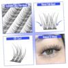 81Xz3Bnn1L._SL1500_.jpg Natural Cluster Lashes Kit 168 Pcs Wispy Lash Extensions CC-Curly 9-11MM Mixed Lengths Eyelash Extension Individual Kit with Lashes Bond and Seal and Tweezers DIY at Home by Mavphnee