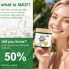 NAD Supplements,Liposomal NAD+ with Resveratrol,1400mg Per Serving,120 Capsules,Supplements for Anti-Aging,Skin Repair,Fatigue Relief,Immunity Enhancement and Antioxidant