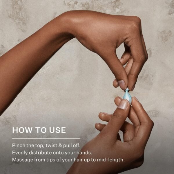 Remilia Hair Serum for Frizzy & Damaged Hair – Keratin, Silk Protein & Vitamin B5 Treatment – Anti-Frizz, Smoothing & Repairing –Made in Italy, 30 Capsules