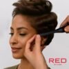 81YLKUh-XDL._AC_SL1500_.jpg RED by KISS 0.3 Inch Pencil Flat Iron with Ceramic Tourmaline, Hair Straightener for Thin and Short Hair Edge Styling, Even Heat Distribution with Fast Heat Up 450° F Max Temperature, Black