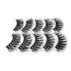 81YNE5no1JL._SL1500_.jpg Cat Eye-Lash 3D Natural Mink Eyelashes Look Wispies Fluffy False Lashes 15mm Soft Reusable Eyelashes For Small Eyes Lightweight No Glue 5 Pairs
