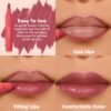 81YPQgcddtL._SL1500_.jpg KIMUSE Lip Stain Tip Marker Set, Long Lasting Waterproof Smudgeproof Lip Liner Stain, Matte Natural Finish, All Day Wear Lip Color (Rouge Essentiel)