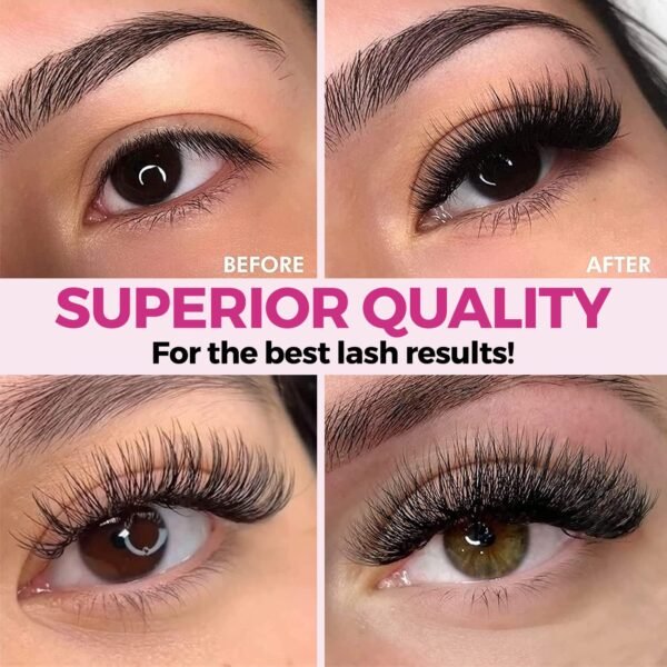 81YQwqUtuGL._SL1500_.jpg Lady Black Eyelash Extension Glue 5ml 3-4s Drying Time 5-6 Weeks Retention Sky Black Adhesive Waterproof Eyelash Glue for Lash Extensions Professional Lash Supplies (PROFESSIONAL USE ONLY)
