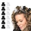 81YTowvdUsL._SL1500_.jpg Curl Keeper Claw Clips for Thick & Thin Hair, Roller Jaw Clamps (12-Pack) - Wide Teeth Medium Hair Clips for Women Supports & Creates Volume - Hair Styling Accessories are Lightweight & Easy to Clean