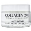 81YUGwtyUoL._SL1500_.jpg Delfanti-Milano • COLLAGEN 24K • Anti-Aging Night Cream • Face and Neck Moisturizer with pure Hyaluronic Acid • Made in Italy
