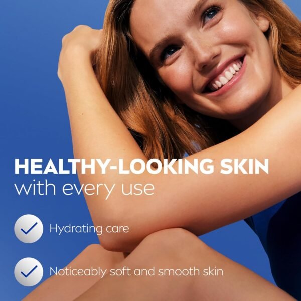 NIVEA Original Moisture Body Lotion with Vitamin E, 48-Hour Body Moisturizer for Normal to Dry Skin, 16.9 Fl Oz Pump Bottle