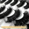 Mink Lashes Fluffy Long 3D Faux Mink Wispy 20mm 25mm Big Dramatic Strip Lashes That Look Like Extensions Thick Cat Eye False Eyelashes Pack