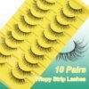 81Z8FSHvAsL._SL1500_.jpg False Eyelashes Natural Look Strip Lashes Cat Eye Fake Eyelashes Soft False Lashes by GEMERRY, 10pairs