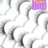 81ZAPQceRiL._SL1500_.jpg Onlyall Natural Lashes Wispy Lashes Natural Look False Eyelashes Natural Flared Eyelashes False Eye Lashes Soft Fluffy Lashes 7 Pairs DK53