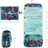 81ZCAEXPSgS._AC_SL1500_.jpg FINTIE Portable Toiletry Cosmetic Travel Bag, Large Water Resistant Hanging Makeup Organizer Storage Pouch Case for Women Girls (Jungle Night)
