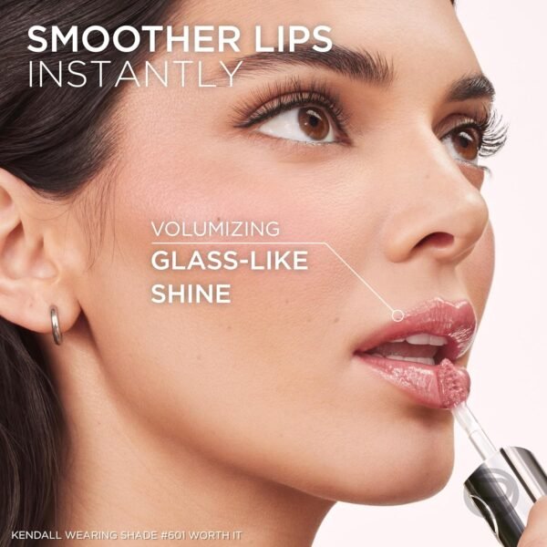 81ZL90PEQ6L._SL1500_.jpg L'Oreal Paris Plump Ambition Hyaluron Lip Oil, 24 HR Lip Gloss with Hyaluronic Acid, Volumizing Formula with Glass-Like Shine, La Nuit Sparkle, 0.16 Fl Oz