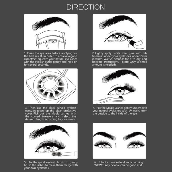 81ZLUsAI7CS._SL1500_.jpg DIY Eyelash Extension, 3D Effect Glue Bonded Band Cluster Lashes Individual Lash Clusters Volume Lashes Set, At Home Eyelash Extension, C curl Lashes Pack 12mm,14mm (KIT)